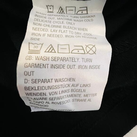 Quacker Factory T-Shirt Top Black Rhinestone 3/4 Sleeve Womens 3X Round Neck NWT - Picture 7 of 8